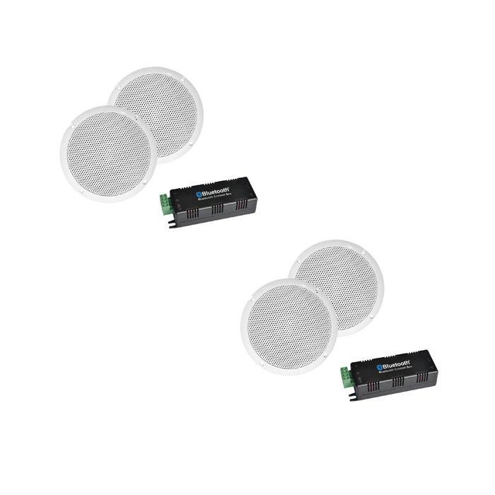 Bluetooth Amp 5" Ceiling Speakers Multi Room System - main image