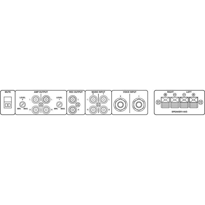 SA-440/SW Universal Stereo Mixing Amplifier - main image