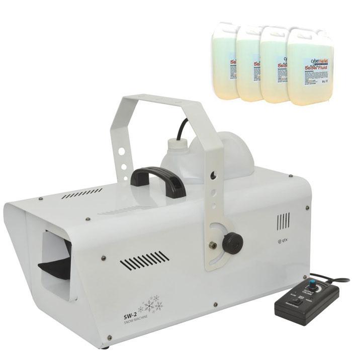 Professional Artificial Snow Effect Machine (20 Litres Snow Fluid Included) 