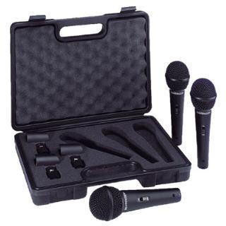 Pack of 3 Dynamic Microphones