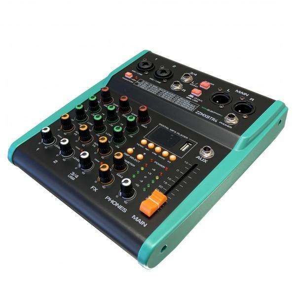ZZiPP Compact 4-Channel Mixer With DSP Effects And Bluetooth - main image