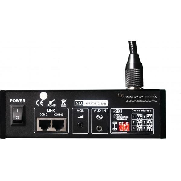 6-Zone Paging Microphone For ZZiPP Zone Amplifiers - main image