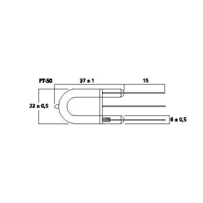 FT-50 Xenon Discharge Tube - thumbnail image 2