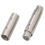 Adapter XLR/XLR Nickel Plated Metal Body