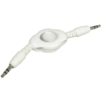 iPod Retractable Headphone Extention Lead 3.5mm Plug To 3.5mm Plug