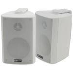 QTX 30W Stereo Background Speakers 3" (Pair) - Black Or White