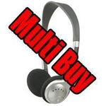 Multi Buy: 30 x Stereo TV Headphones w/ Volume Control & 5m Lead
