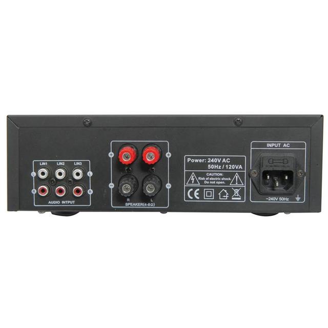 QTX SA-2 Stereo Amplifier 2 x 25W RMS - thumbnail image 2