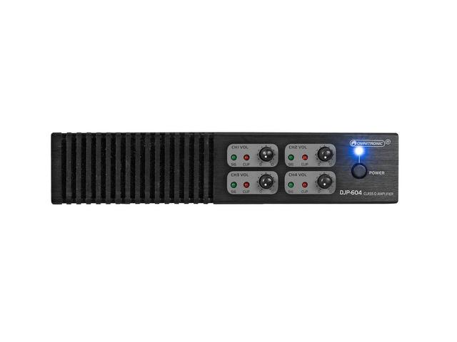 Omnitronic DJP-604 4 X 150W 4 Channel Amplifier - thumbnail image 2