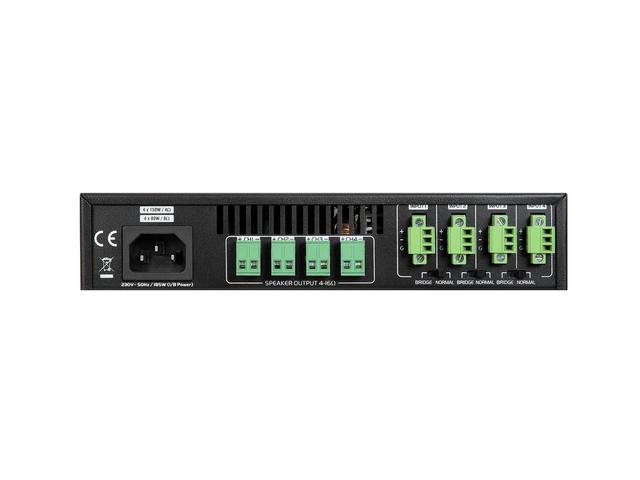 Omnitronic DJP-604 4 X 150W 4 Channel Amplifier - thumbnail image 3