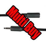 Multi Buy: 100 x Headphone Extension Leads