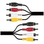 4x RCA Phono Plugs To 4x RCA Phono Plugs 1.2M