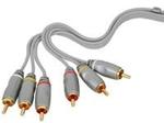 3 x RCA Phomo Plugs to 3 x RCA Phono Plugs A/V Leads