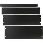 482mm 19" Rack Panels 1.5mm Steel Black Plastic Coating