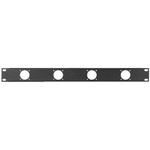 RCP-8736U Rack Panel Punched Holes 4 x Speakon Chassis Connector 1RS