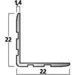 MZF-8051 Corner Profile 10 Rails Of 2m Each