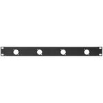 RCP-8730U Rack Panel 4 x D Series Punched Hole 