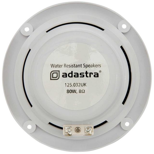 Pair Of 80W 8 ohm Water Resistant Ceiling Speakers - White - thumbnail image 2