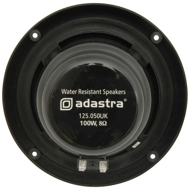 Pair of 100W 8 Ohm Water Resistant Ceiling Speakers - Black - thumbnail image 2