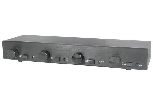 2:4 Audio Management Speaker Selector With Volume Controls 