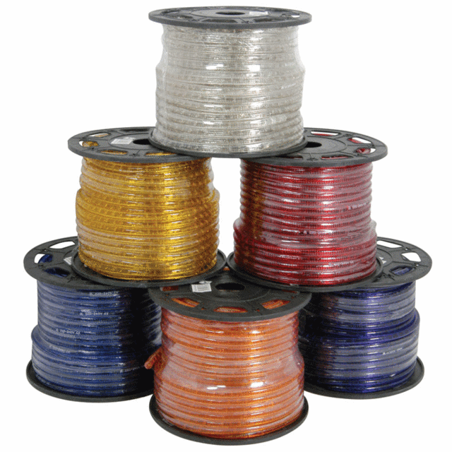 Static Rope Lights 45m Reels - Various Colours