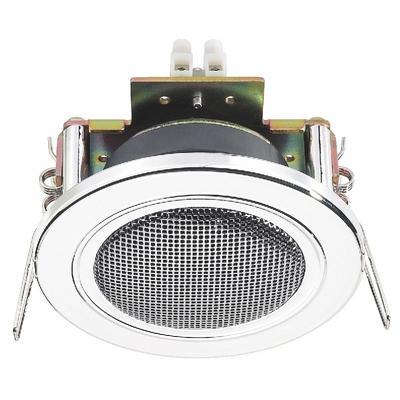 12W 4ohm Compact Ceiling Tweeter - Chrome