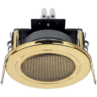 12W 4ohm Compact Ceiling Tweeter - Gold - thumbnail image 3