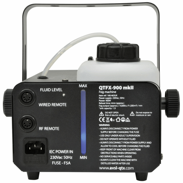 QTFX 900W Smoke Machine MK2 - thumbnail image 2