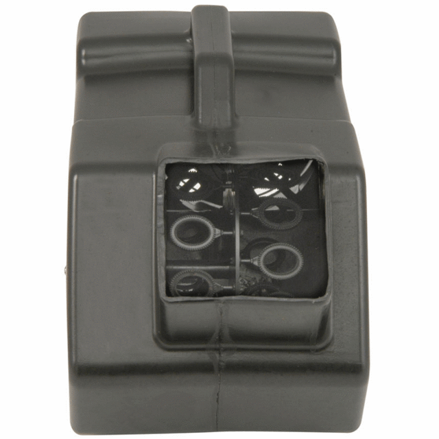 QTFX-B3 Large Black Bubble Machine With Remote Front View - thumbnail image 3