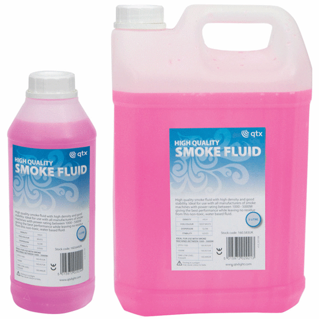 High Quality Smoke Fluid <b>5 Or 1 Litre Bottles</b>