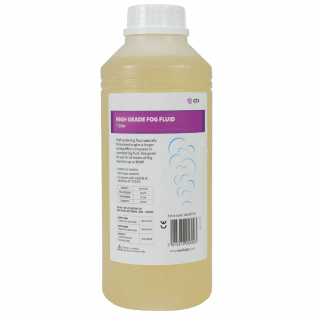 High Grade Smoke Fluid 1 Litre Bottle Only - thumbnail image 3