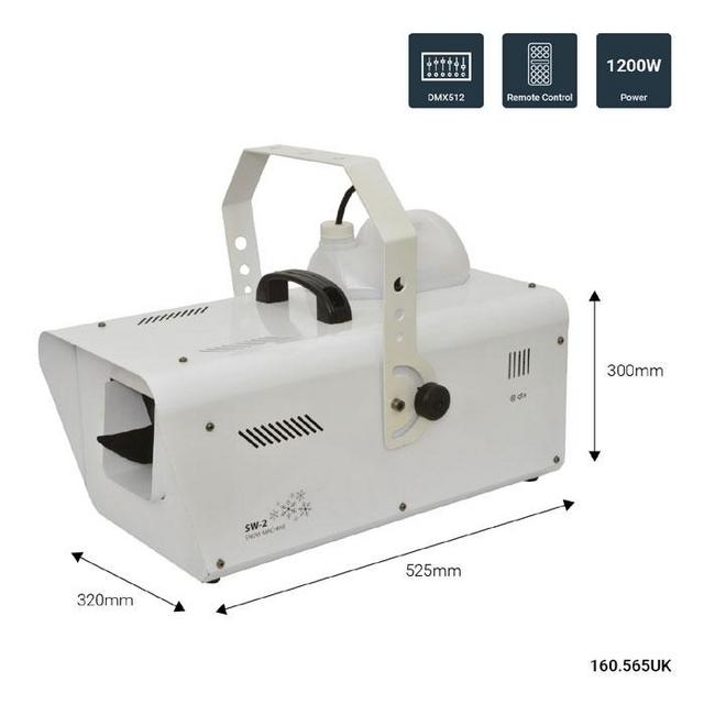 1200W Snow Machine with Remote Control