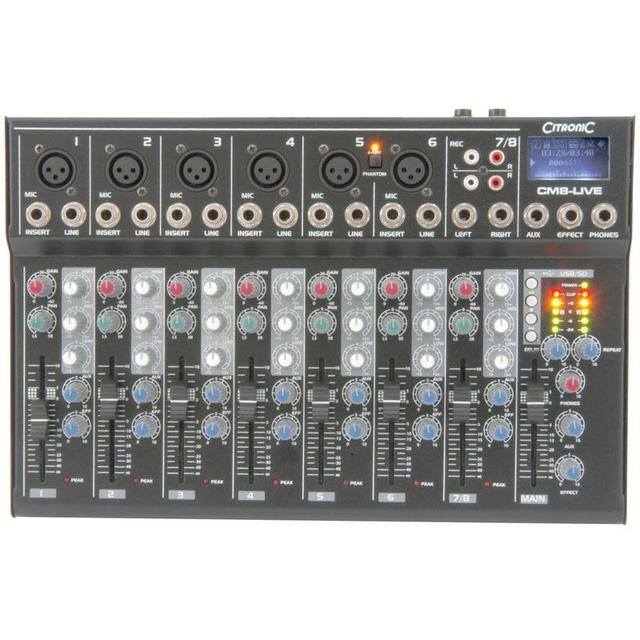 CM-LIVE Compact Mixer With Delay + USB/SD Player - thumbnail image 3
