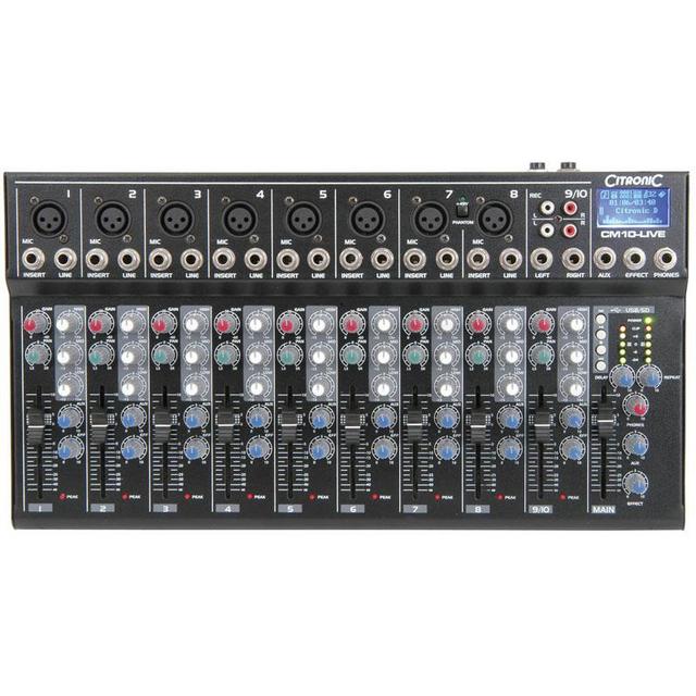 CM-LIVE Compact Mixer With Delay + USB/SD Player - thumbnail image 4