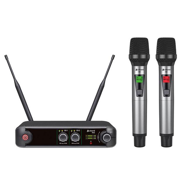 XU Series UHF Microphone Systems 2 Channel Handheld