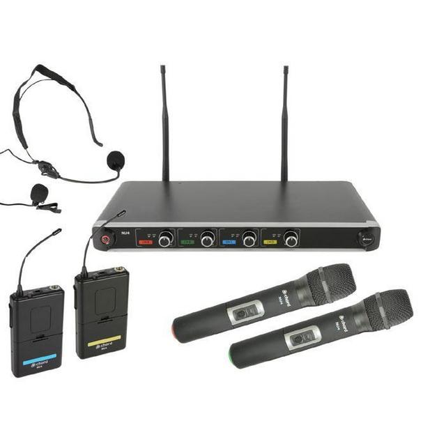 Chord NU4 Quad UHF Wireless Microphone System