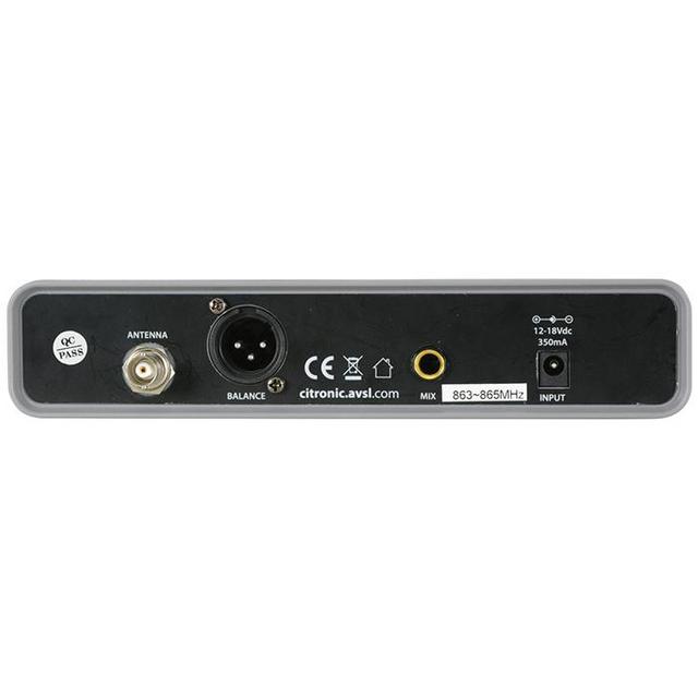 Citronic Single Channel Skin Coloured Headset Wireless Mic - thumbnail image 2