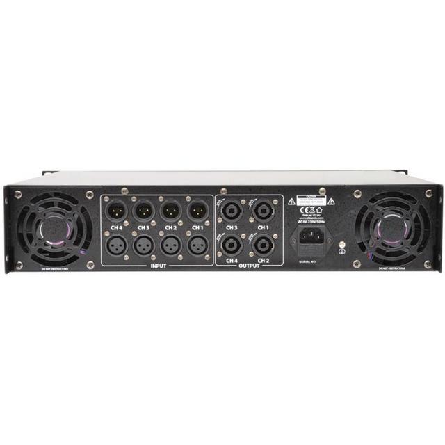 Citronic QP1600 Quad Power Amplifier 4 x 400W - thumbnail image 2