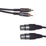 2 XLR Plugs to 2 Phono Plugs <b>Various Lengths</b> From: