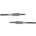 Patch Leads 6.3mm Mono Jack Plug To 6.3mm Mono Jack Plug <b>Various Lengths</b>