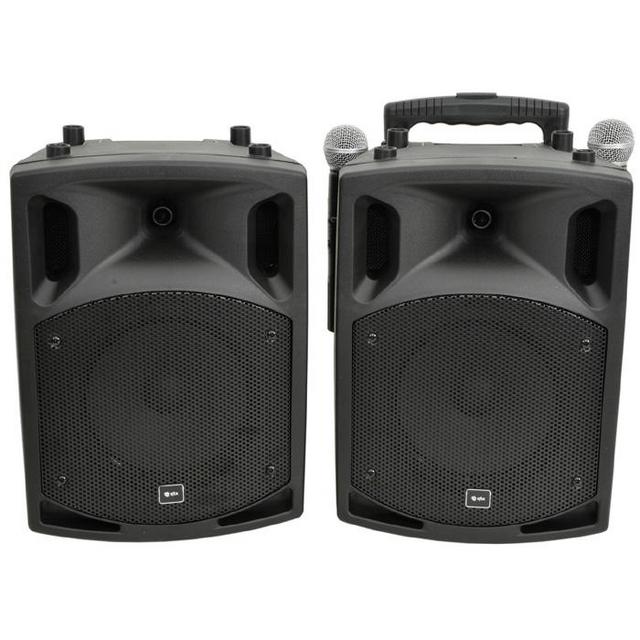 QTX PAV8 Portable PA Set With UHF Mics, Bluetooth & DVD - thumbnail image 3
