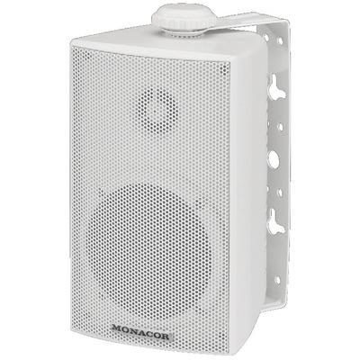 Monacor ESP-215/WS Weatherproof PA Speaker 100v Line & 8ohm - White