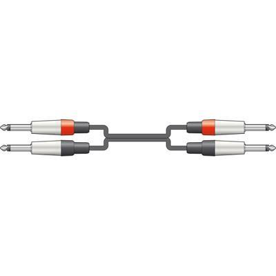 Classic 2 x 6.3mm to 2 x 6.3mm Mono Jack Leads