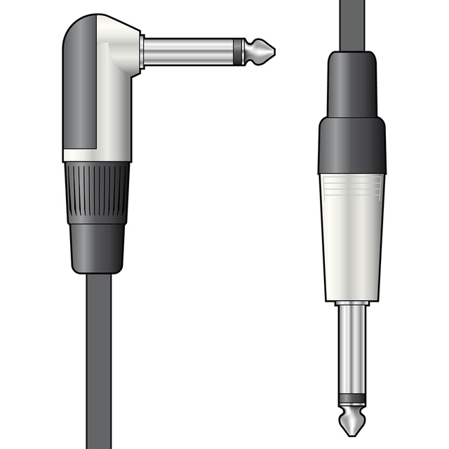 Next product: Guitar Lead 90 degrees 6.3mm Mono Plug To 6.3mm Mono Plug