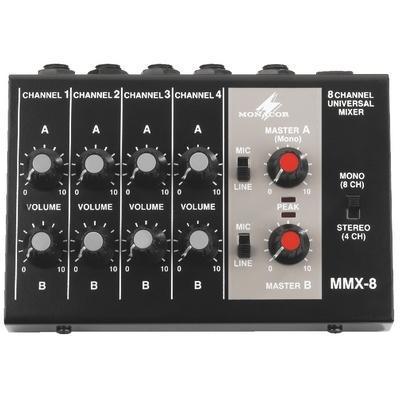 Previous product: Monacor MMX-8 Mini Microphone Mixer 8 Inputs Mic/Line