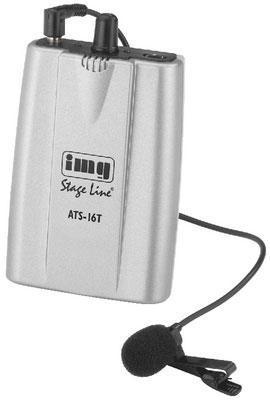 ATS-16T Professional 16 Channel Mono Transmitter with Tie Clip Mic