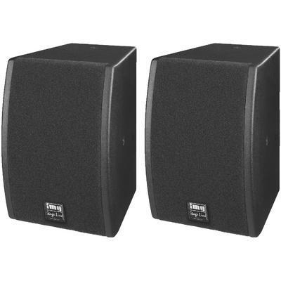 IMG Stageline CLUB-1TOP Passive Disco PA Speakers 100W - Pair