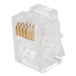 Mercury RJ-12 Modular Crimp Plug 6P6C - 10 Pack