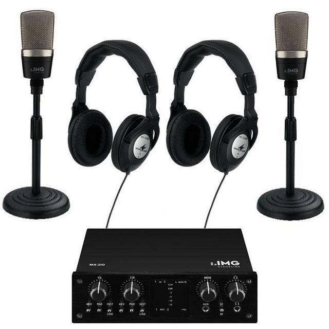 Next product: IMG Ultimate 2 Microphone Podcast Kit USB Powered