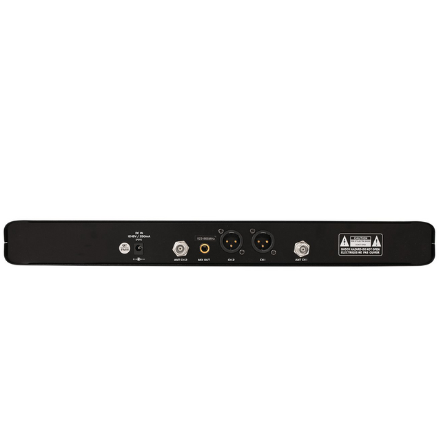 UHF-302 Dual Channel Wireless Hand Held Microphone System License Free - thumbnail image 4